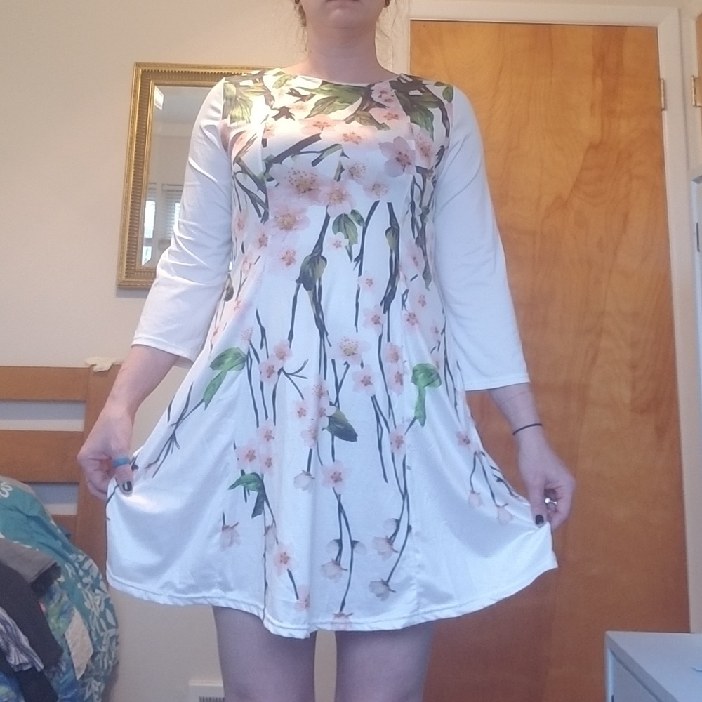 X-large Vintage long sleeved dress